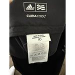 Adidas Womens Skort Black 3 Stripes Climacool Golf Tennis Skirt Pockets Size 10 Photo 2