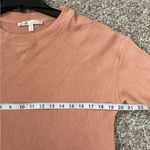 Seven7 🦋 Peach Waffle Knit Long Sleeve Shirt Top Blouse Casual Comfy Spring Small Photo 4