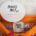 Princess Polly  Womens Size 4 Crochet Capri Mini Dress Orange Blue Stripe NWT Photo 1
