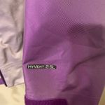 The North Face Womens Hyvent 2.5L Purple White Rain Coat Size Medium Photo 3