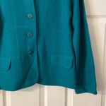 Jane Ashley  Wool Sweater size XL BNWOT teal color very pretty length 28” bust 42 Photo 3
