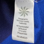 Athleta Cat Track Cardigan Full Zip Sweater Navy Royal Blue Colorblock Size XXS Photo 8