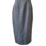 Shoshanna  tweed herringbone faux fur strapless bustier dress Photo 2