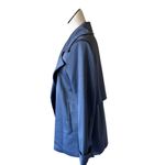 Adrianna Papell NWT Drape Front Blazer Dusty Blue Photo 8