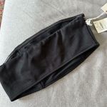 Good American NWT  Black Shimmer Bandeau Top 2 Medium Photo 4