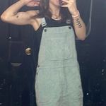 Blue Overall Dress Size M Photo 0