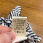 Max Studio Womens Striped Button Front Cap Sleeve Tunic Shirt Size Small White Photo 5