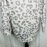 NWT Leo Rosi Womens Animal Print Pajama Sleepwear Set Sz S Gray Long Sleeve Photo 9