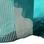 Another Thyme‎ Vintage Green Striped Cape 100% Polyester Size 18W Photo 5