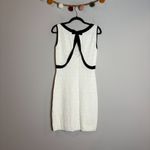 Luisa Spangoli white knit black trim dress Photo 3