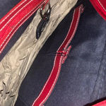 Deadstock vintage y2k denim embroidered c initial purse Blue Photo 3