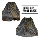 Alex Evenings VINTAGE 1990'S BLACK FULL MAXI SKIRT WITH SMALL BACK TRAIN (XL) Photo 9