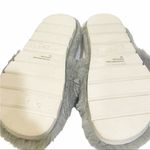 JSlides J/Slides Size 7 Lelee Grey Faux Fur Rubber Sole Slides New Photo 5