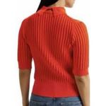 Ted Baker  Morilee Puff Sleeve Red Sweater with Ribbed Knit NWOT‎ Size Large (4) Photo 1