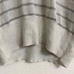 Chaser NWT  Womens Shirt Top Gray Grey Stripe Shimmer Dolman Size Small Photo 7