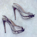 Nicholas Kirkwood Gold‎ Peep Toe Platform Pumps Gold Size 8 Photo 0