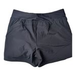 Lands' End Women's Black Drawstring Curved Dolphin Hem Swim Shorts Sz 6 Photo 10