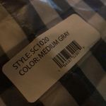Halston Heritage NWT Black and White Checkered Scarf 11x11 Classy Checker Preppy Photo 5
