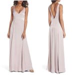 Show Me Your Mumu NWT Jenn Maxi Dress Show me the ring crisp Blush Pink S Photo 2