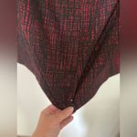 Ellen Tracy red and black elastic waist skirt XL Photo 5