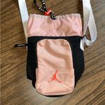 Jordan Water Bottle Holder And Crossbody Bag Black Pink Photo 1
