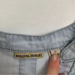 Holding Horses Denim Western Embellished Lace Button Up Women’s Long Sleeve Photo 6