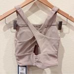 J.ING Light Gray Padded Active Sports Yoga Bra Tank Top NWT Size XS Photo 2