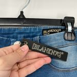 BLANK NYC  Second Skin Skinny Jeans Raw Hem Photo 1