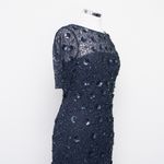 Adrianna Papell - 3D Floral Beaded Mesh Gown Photo 9