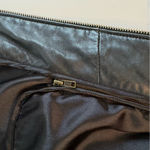 wilson's leather Wilsons Black Leather Jacket Medium Tie Waist Full Zip Front Thinsulate Liner Photo 5