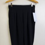 Ministry of Supply Womens Swift Drape Pant Trousers Sz 2 Pleated Black 26.5" NWT Photo 2
