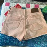 J.Crew High Waisted Denim Cut Off Shorts 25 Mercantile VSCO Neon Pink Orange XS Photo 3