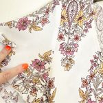 Show Me Your Mumu  Cream Floral V Neck Mini Dress Small Photo 2