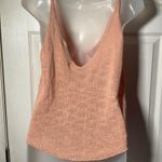 FP Beach  Peach Orange Pink Pullover Round Hem Tank NWT Knit Small Casual Preppy Photo 4