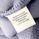 Playboy  Sweater Adult Medium Blue Oversized Cropped Mock Neck Sherpa Fleece Photo 4