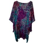 K Dash by Kardashian Long Swimsuit Cover Up Large Purple Photo 1
