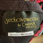 Cinema Etoile Red and Black Lace Bustier Medium Photo 2