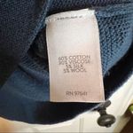 Pure Jill Viscose/Silk/Wool Top with Kangaroo Pouch. Medium Petite. Blue Size undefined Photo 4