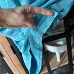 Lululemon  Run Swiftly Tech Short Sleeve tee shirt Spry Blue crewneck stripes Photo 3