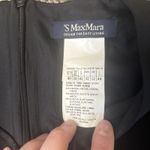 ‘S MaxMara Black Mid Length Sheath Dress With Back Zip Closure. Size 10 Photo 5