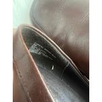 Croft & Barrow Loafers Woman's S| 9 Brown Leather Block Heel Slip On Mules Shoes Photo 1