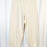 Free People Beach Hailee Sweater Knit High Rise Jogger Lounge Pants: Powder Sand Photo 1