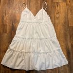 SheIn Dress White Size Small Tiered Flowy Lined Photo 0