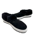 Blondo Slippers Size 5.5 Black Leather Suri Waterproof Slip On Fur Winter Shoes Photo 5