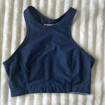 Outdoor Voices  Navy Blue Athletic Crop Top Photo 0