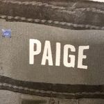 Paige Size 27 Nellie Black Velvet Culottes Wide Leg Crop Pants Photo 4