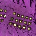 Laundry by Shelli Segal Shelli Segal dress Laundry plum purple one shoulder studded y2k Photo 1