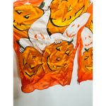 American Vintage Vintage Pumpkin White Ghost Ghoul Happy Smile Halloween Scarf Tie Photo 7