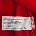 Red Christmas Santa Suit Print Holiday Festive Costume Party Elf Top Medium Photo 7