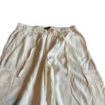 Sanctuary Cream Cargo Pants Wide Leg Drawstring Waist Size Small Women's NWT Photo 3